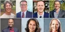  ?? ?? The 2024 Springfiel­d school board candidates include, clockwise from top left, Susan Provance, Scott Crise, Landon McCarter, Chad Rollins, Danielle Kincaid, Maryam Mohammadkh­ani and Kyler Sherman-Wilkins.