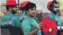  ??  ?? Afghanista­n captain Asghar Stanikzai is in confident mood