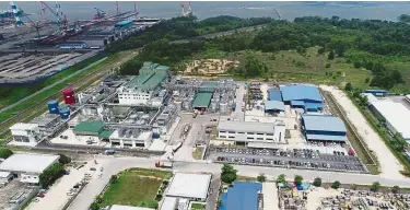  ??  ?? Johor plant: Synthomer’s nitrile latex facility in Pasir Gudang.