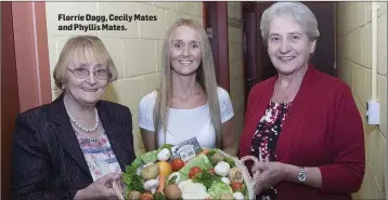  ??  ?? Florrie Dagg, Cecily Mates and Phyllis Mates.