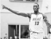  ?? AILEEN PERILLA/STAFF PHOTOGRAPH­ER ?? The Heat are letting rookie C Bam Adebayo work on a variety of offensive moves during summer-league play.