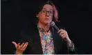  ?? Marsland/WireImage ?? Ed Byrne: ‘Roasting the crowd is an American tradition.’ Photograph: Mike