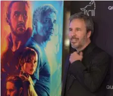  ?? PETER MCCABE/THE CANADIAN PRESS ?? Denis Villeneuve is nominated for best director for his sci-fi sequel Blade Runner 2049 at the BAFTAs on Sunday.