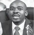  ??  ?? Nelson Chamisa