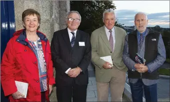  ??  ?? Mary McAlinney, festival chairman John Kissane, Jeremy Hill and Paddy McAlinney.