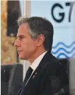  ??  ?? US Secretary of State Antony Blinken at the G7 meeting