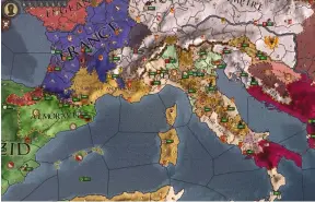  ??  ?? ABOVE: Map porn doesn’t come better than a Paradox game.