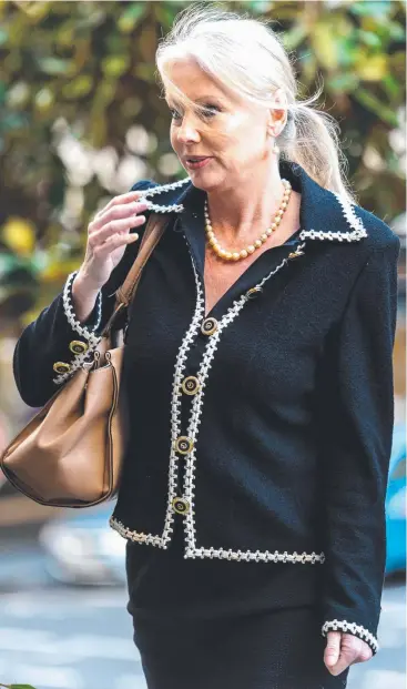  ?? Picture: MONIQUE HARMER ?? GUILTY: Shari-Lea Hitchcock arrives at a Sydney court yesterday.
