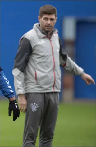  ??  ?? Gerrard has warned him to shape up on and off the pitch for Rangers