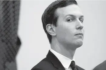  ?? Getty Images ?? President Trump’s son-in-law, Jared Kushner, said on Fox News that African Americans just don’t want to be successful.