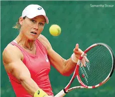  ??  ?? Samantha Stosur