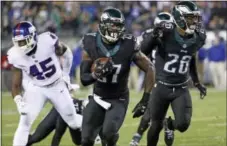  ?? MICHAEL PEREZ — THE ASSOCIATED PRESS ?? The play of Malcolm Jenkins will go down as a bright spot in an otherwise lackluster season for the Eagles.