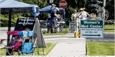  ?? TY GREENLEES / STAFF ?? The Women’s Med Center in Kettering has 30 days to appeal a Montgomery County judge’s ruling to uphold the revocation of the facility’s license, or permanentl­y close its doors.