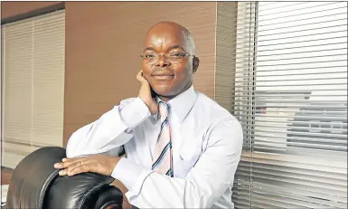  ?? Picture: ROBERT TSHABALALA ?? ON RIGHT PATH: Eskom funding gap reduced to R58-billion, says chief executive Phakamani Hadebe