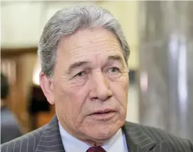  ??  ?? New Zealand’s Foreign Minister Winston Peters.