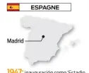  ??  ?? 1947: inauguraci­ón como ‘Estadio Real Madrid Club de Fútbol’ 1955:
el estadio adopta el actual nombre en honor al presidente del club y artífice del estadio: Santiago Bernabéu Ubicación:
En la Castellana, en el barrio de Chamartín Presidente actual:
Florentino Pérez
real royal / el artífice de l'artisan de / en el barrio de dans le quartier de.