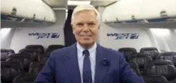  ?? LARRY MACDOUGAL/THE CANADIAN PRESS ?? WestJet CEO and president Gregg Saretsky said the ultra low-cost carrier probably won’t fly in markets where the company already has a “nice business mix.”