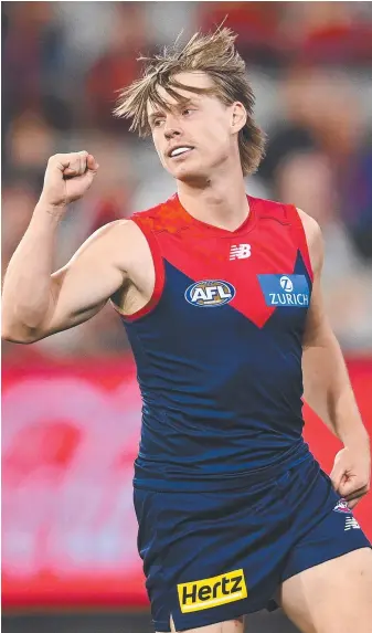  ?? Picture: Getty Images ?? Charlie Spargo has been outstandin­g for the Demons.