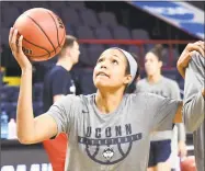  ?? John Carl D'Annibale / Albany Times Union ?? Napheesa Collier is getting ready for UConn’s Elite Eight matchup on Monday.