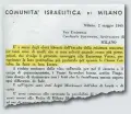  ??  ?? La lettera Sopra, il volantino che riproduce la lettera indirizzat­a all’arcivescov­o di Milano Alfredo Ildefonso cardinal Schuster