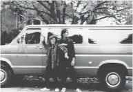 ?? SNOHOMISH COUNTY SHERIFF’S OFFICE / THE CANADIAN PRESS ?? Tanya Van Cuylenborg and Jay Cook are shown with the van they drove to the United States, a bronze 1977 Ford Club wagon, before their violent deaths.