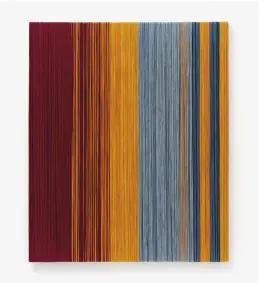  ??  ?? 4. Partner of Mercurial, 2021, Sheila Hicks, linen, wool, 120 × 100cm