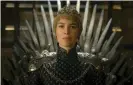  ??  ?? Killing Ser Pounce means we have to see Cersei Lannister as the big villain of the final season, surely. Photograph: AP