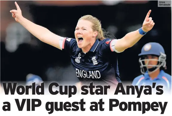  ??  ?? Anya Shrubsole