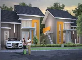  ??  ?? PIONIR: Blukid Residence 2, hunian pertama di pusat Kota Sidoarjo yang mengusung
konsep desain ventilasi samping.