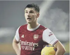  ??  ?? 0 Kieran Tierney was in excellent form for Arsenal as they defeated Tottenham Hotspur 2-1 in the north London derby.