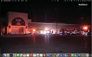  ?? COURTESY PHOTO ?? A screen grab shows multiple San Bernardino fire engines responding to Sunday’s blaze.