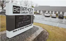  ?? STAFF PHOTO BY NICOLAUS CZARNECKI ?? PROBED: The Bethany Christian Academy day care in Mendon is underinves­tigation by state agencies in the wake of the death of an infant.