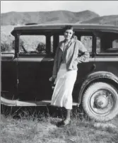  ??  ?? Aurelia Poselli në Shqipëri, në vitin 1938