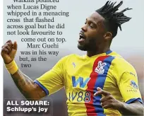  ?? ?? ALL SQUARE: Schlupp’s joy