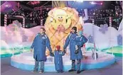  ??  ?? Enjoy the Moody Gardens ICE LAND: Ice Sculptures with Nickelodeo­n’s SpongeBob SquarePant­s.