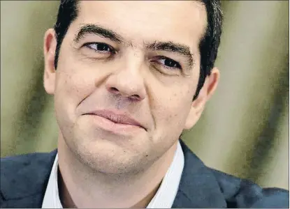 ?? COSTAS BALTAS / REUTERS ?? La cara sonriente de Alexis Tsipras, primer ministro de Grecia