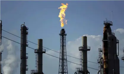  ?? Photograph: Gregory Bull/AP ?? The Shell Deer Park oil refinery in Deer Park, Texas.