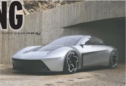  ?? PHOTOS: CHRYSLER ?? The futuristic 2025 Chrysler Halcyon EV Concept.