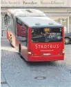  ??  ?? Auch der Stadtbus ist Thema der Zukunft, etwa bei der Anbindung der Ortschafte­n.