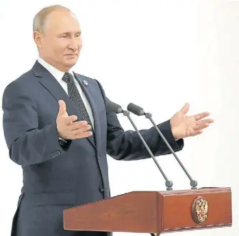  ?? DPA ?? Valdimir Putin, un populista que llegó por las urnas pero con políticas autoritari­as.