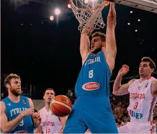  ??  ?? Gallinari in azzurro: 55 le partite giocate con la Nazionale CIAMILLO