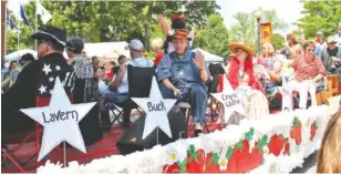  ?? STAFF FILE PHOTO ?? Community-sponsored floats add to the fun of the Strawberry Festival parade, which will be held Saturday at 1 p.m. in Dayton, Tenn.