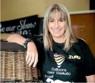  ?? CHRISTEL YARDLEY/ STUFF ?? Balloons over Waikato general manager Michele Connell hopes the cost of the naming rights package will appeal to Waikato businesses.