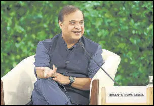  ?? HT PHOTO ?? Assam chief minister Himanta Biswa Sarma said the BJP will be “unassailab­le” across the country by 2029.