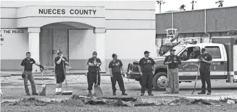  ?? NICK OZA/THE REPUBLIC ?? In the aftermath of last year’s Hurricane Harvey, the Gulf Coast Texas town of Port Aransas needed to bring back basic services.