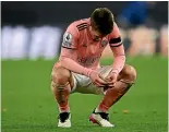  ?? GETTY IMAGES ?? A dejected Oliver Norwood of Sheffield United after defeat confirmed their relegation from the Premier League.