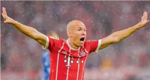  ?? AFP file ?? Bayern Munich’s Dutch midfielder Arjen Robben. —