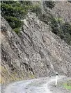  ?? PHOTO: FAIRFAX NZ ?? A new road will be built once a major slip is cleared on the Awatere Valley, Marlboroug­h.