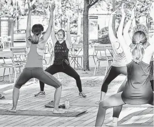  ?? Courtesy photo ?? Body Barre at Levy Park