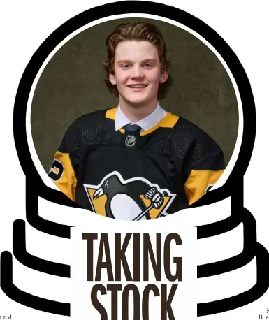  ?? ?? PICTURED: Penguins 2022 first-round draft pick Owen Pickering.